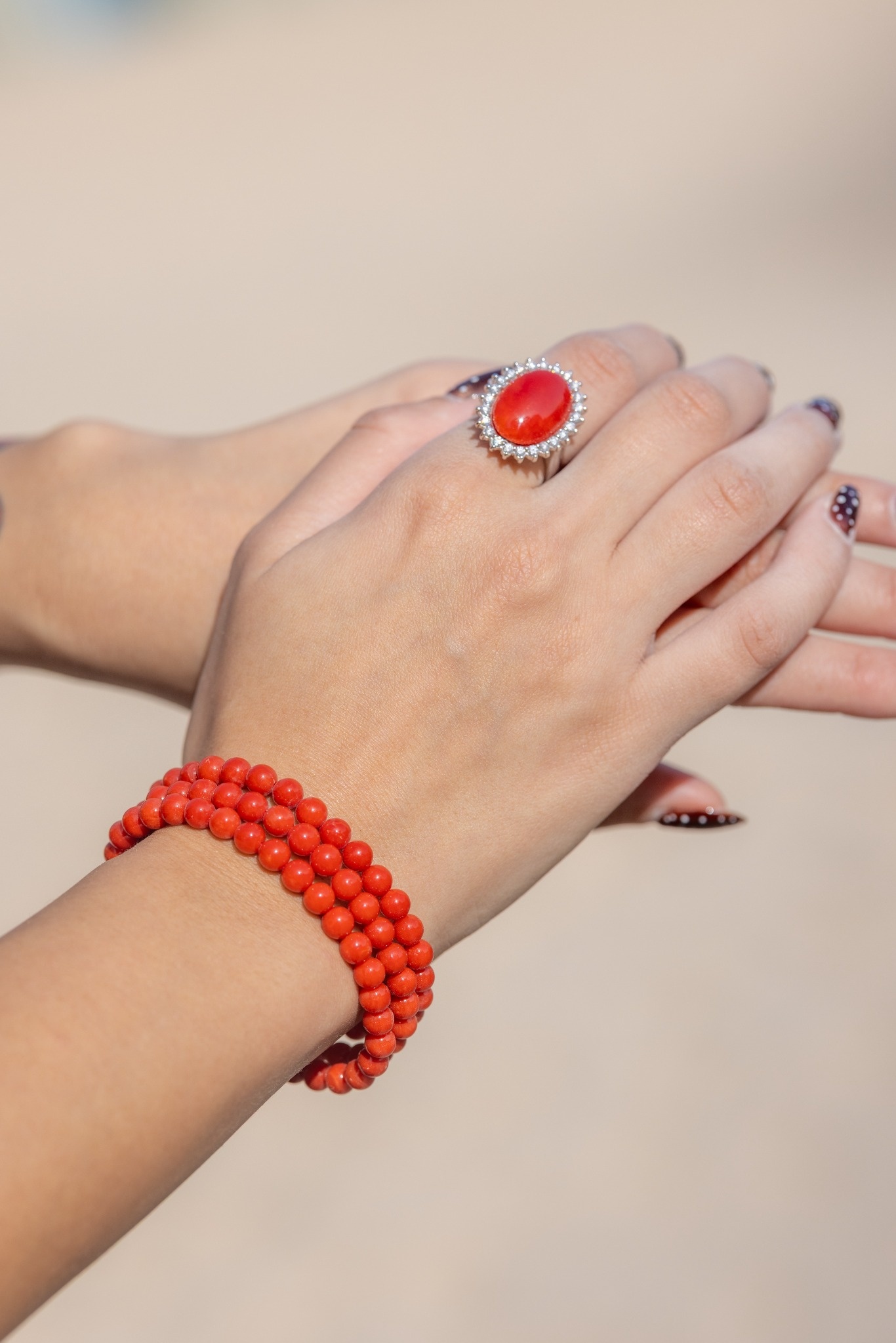 De Filippis Coral Jewelry