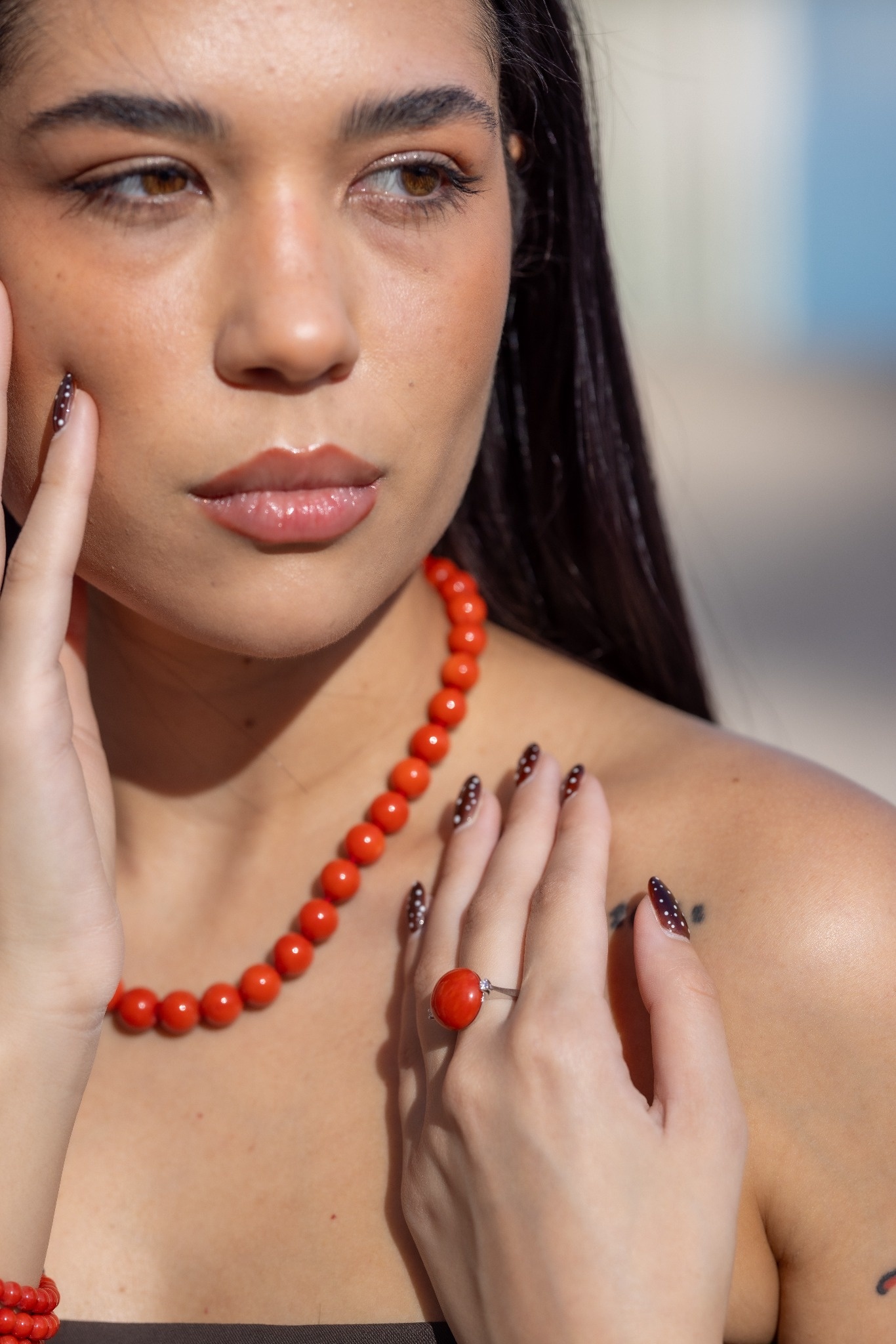 De Filippis Coral Jewelry