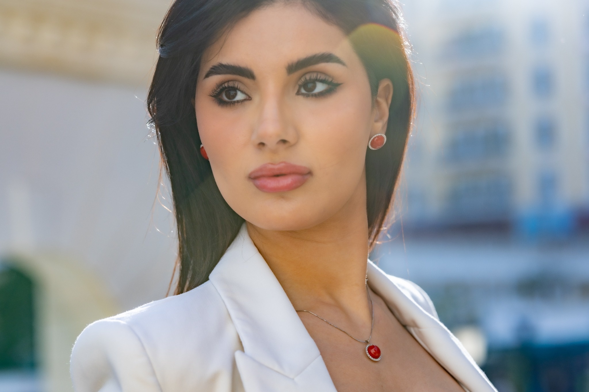 Orecchini Bottone Diamanti