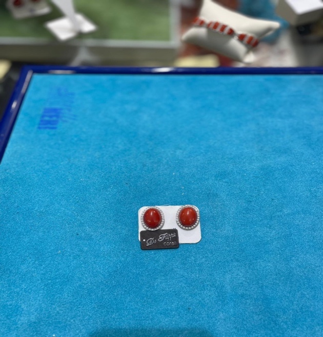 Orecchini Bottone Diamanti